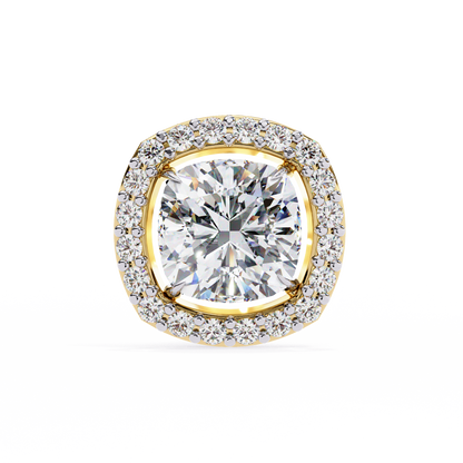 Serene Cushion Halo Lab Grown Diamond Studs