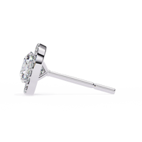 Serene Cushion Halo Lab Grown Diamond Studs - Ophiratbf