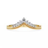 Royal Crest Lab Diamond Chevron Band - Ophiratbf