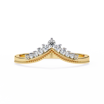 Royal Crest Lab Diamond Chevron Band