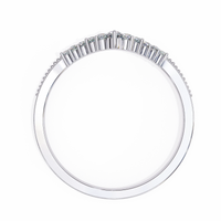 Royal Crest Lab Diamond Chevron Band - Ophiratbf