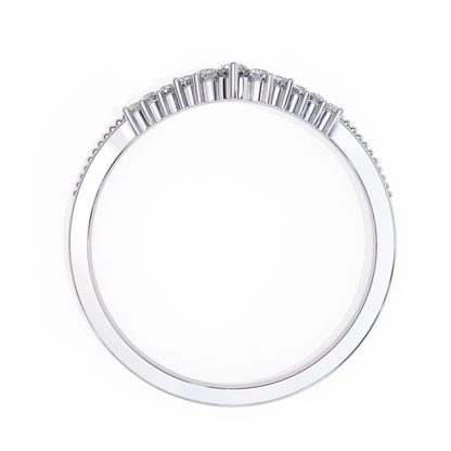 Royal Crest Lab Diamond Chevron Band