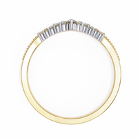 Royal Crest Lab Diamond Chevron Band - Ophiratbf