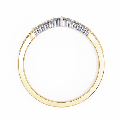 Royal Crest Lab Diamond Chevron Band