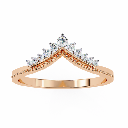 Royal Crest Lab Diamond Chevron Band