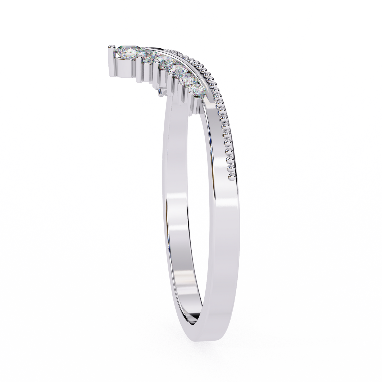 royal crest lab diamond chevron band