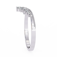 Royal Crest Lab Diamond Chevron Band - Ophiratbf