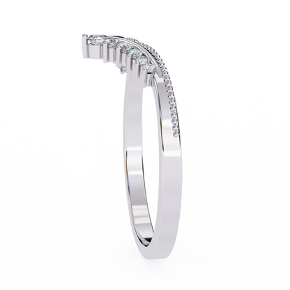 Royal Crest Lab Diamond Chevron Band