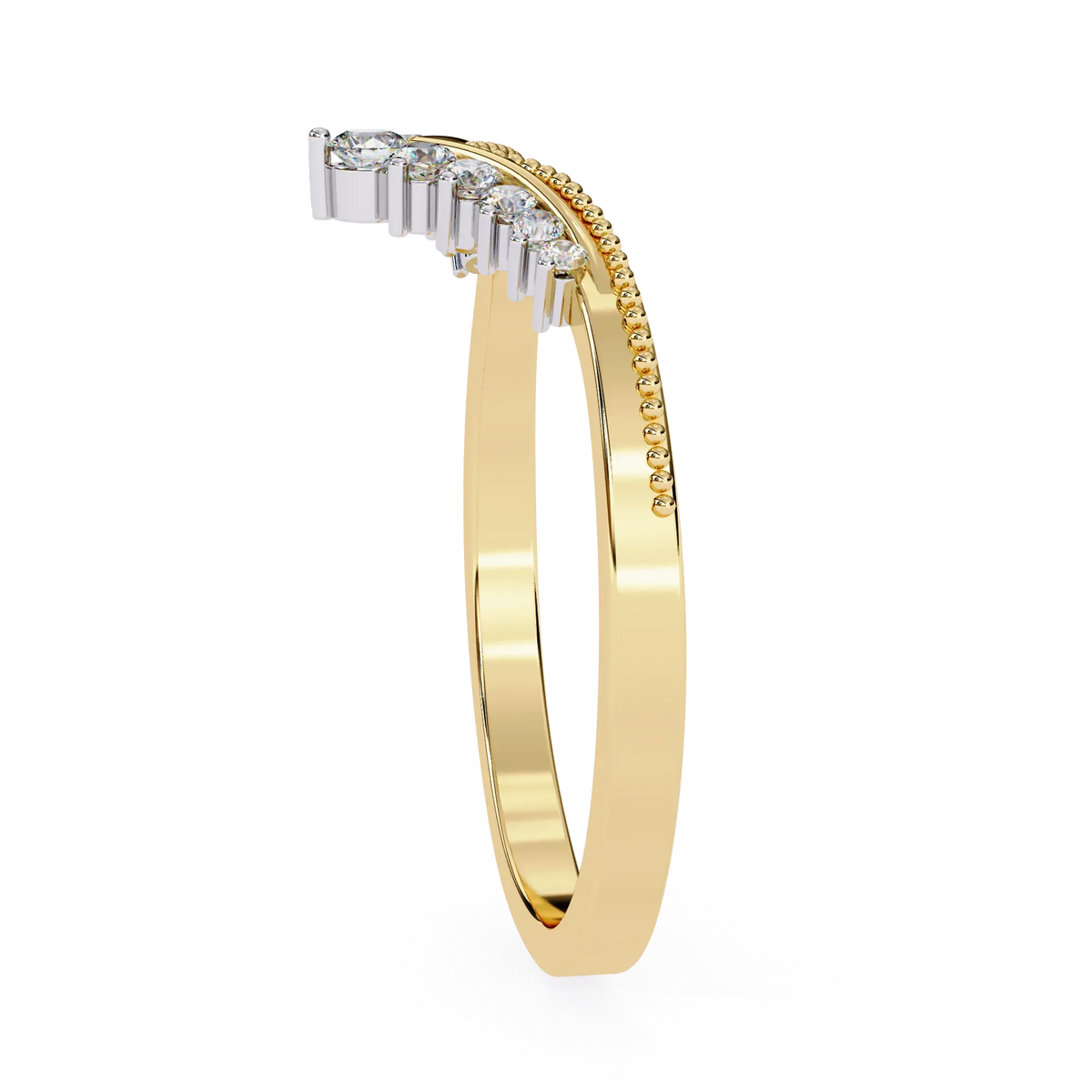 Royal Crest Lab Diamond Chevron Band - Ophiratbf