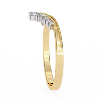 Royal Crest Lab Diamond Chevron Band - Ophiratbf