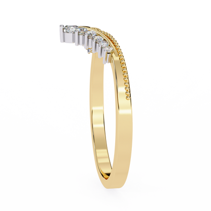 Royal Crest Lab Diamond Chevron Band