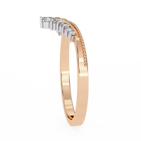 Royal Crest Lab Diamond Chevron Band - Ophiratbf