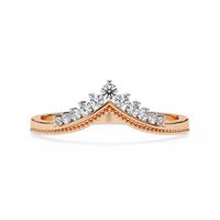 Royal Crest Lab Diamond Chevron Band - Ophiratbf