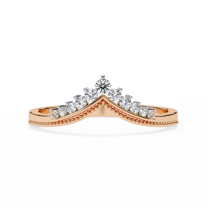 Royal Crest Lab Diamond Chevron Band