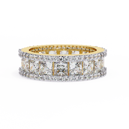 Illuminé Princess Pavé Lab Diamond Eternity Band