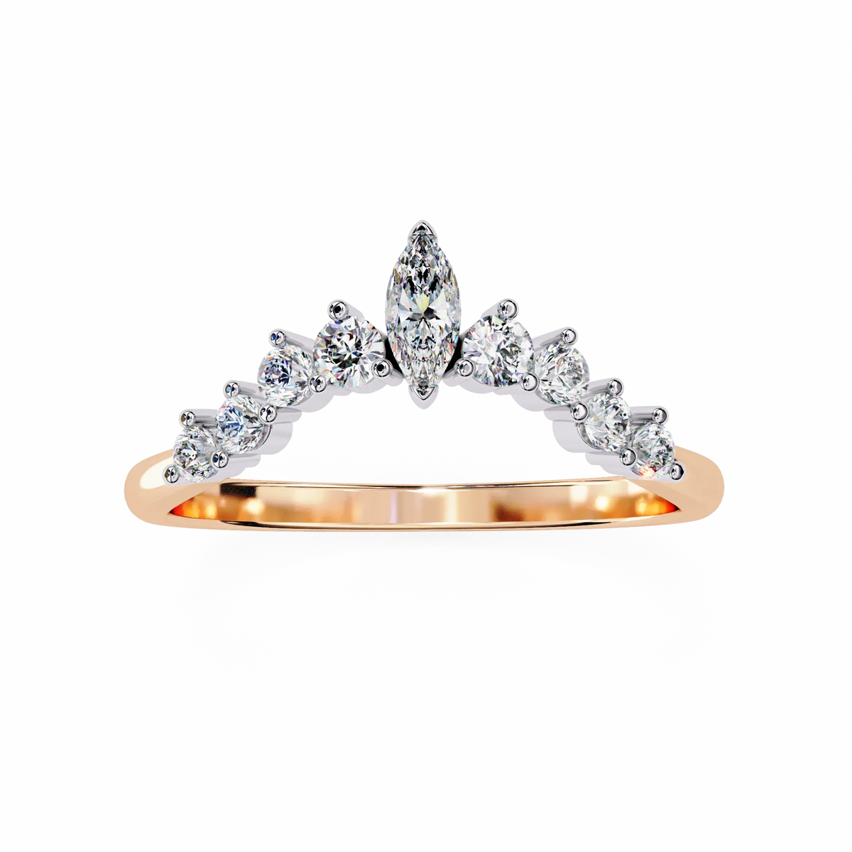 Marquise Tiara Lab Diamond Band - Ophiratbf