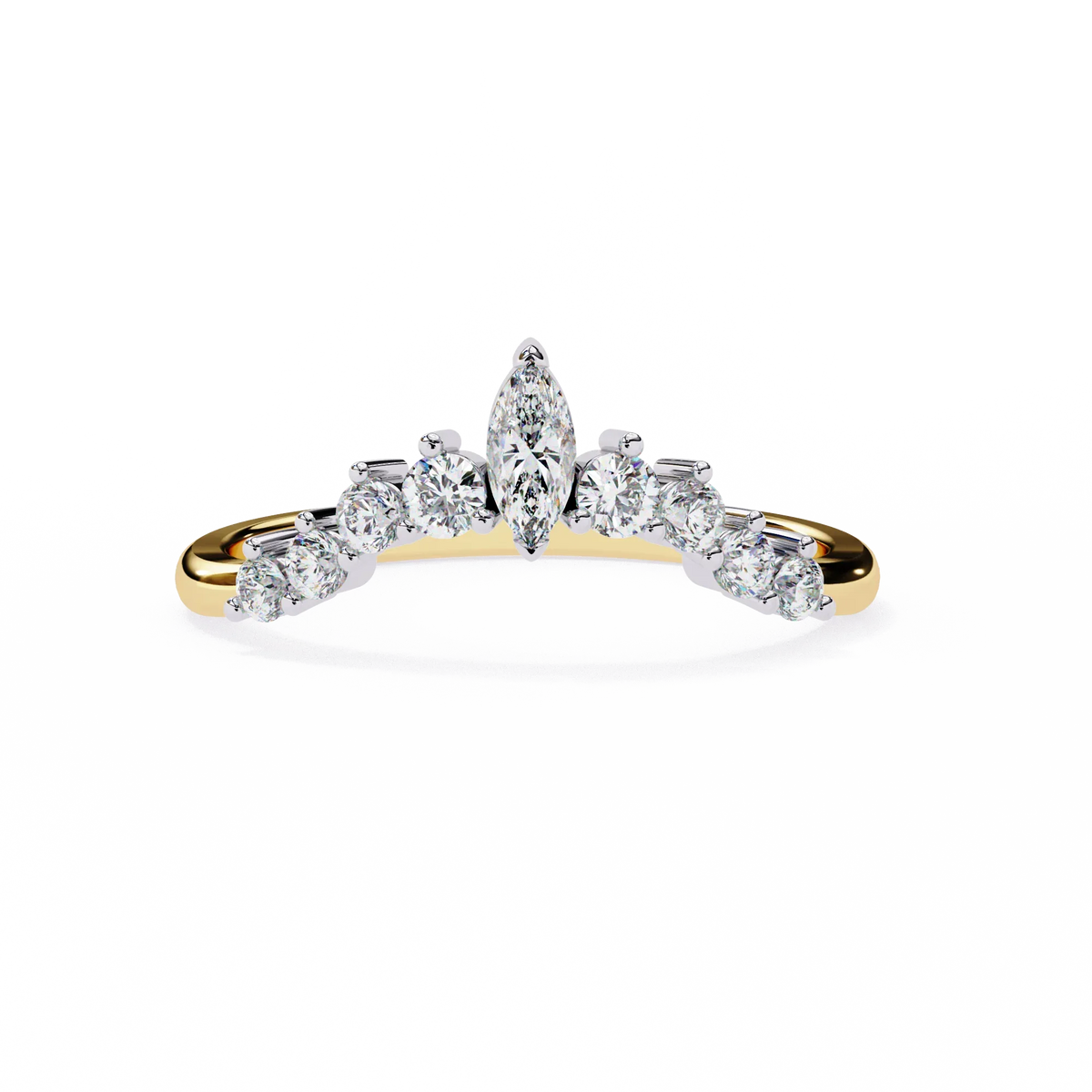 Marquise Tiara Lab Diamond Band - Ophiratbf
