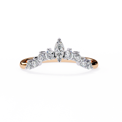 Marquise Tiara Lab Diamond Band