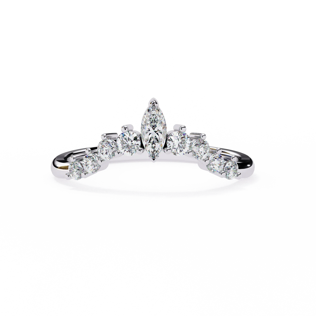 Marquise Tiara Lab Diamond Band - Ophiratbf