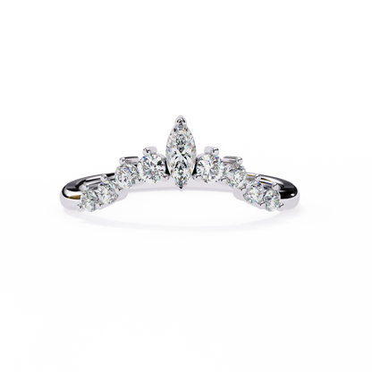 Marquise Tiara Lab Diamond Band