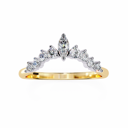 Marquise Tiara Lab Diamond Band