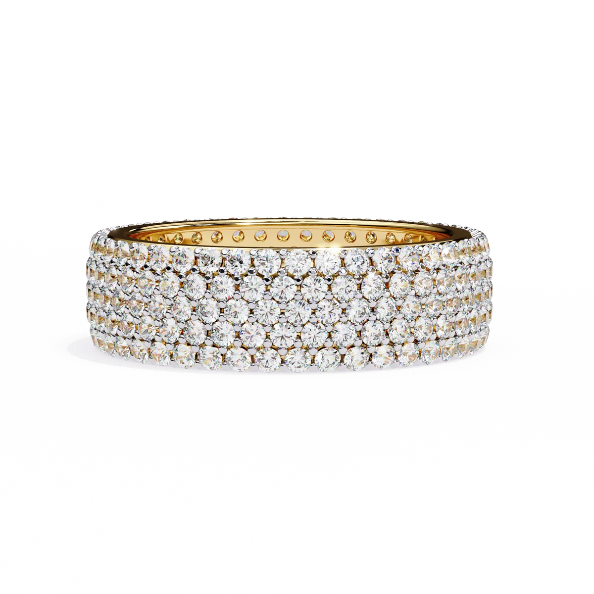 Luxe Pavé Lab Diamond Eternity Band - Ophiratbf