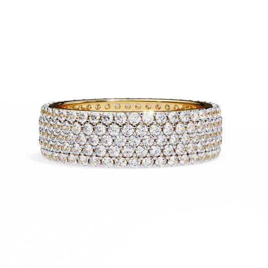 Luxe Pavé Lab Diamond Eternity Band