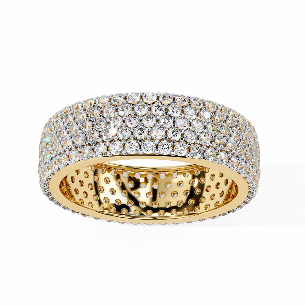 Luxe Pavé Lab Diamond Eternity Band - Ophiratbf