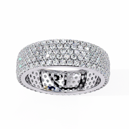 Luxe Pavé Lab Diamond Eternity Band