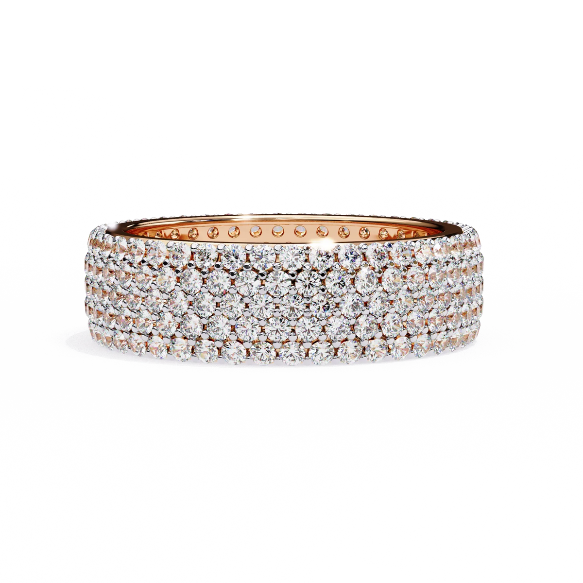 Luxe Pavé Lab Diamond Eternity Band - Ophiratbf