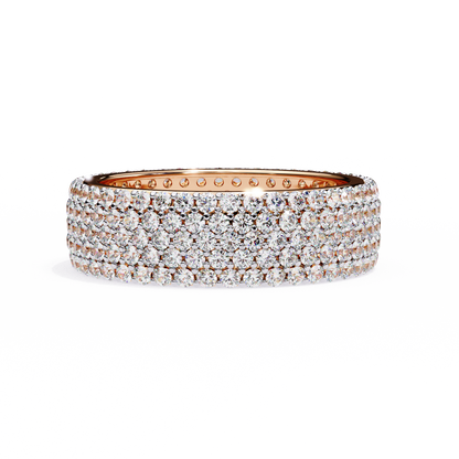 Luxe Pavé Lab Diamond Eternity Band