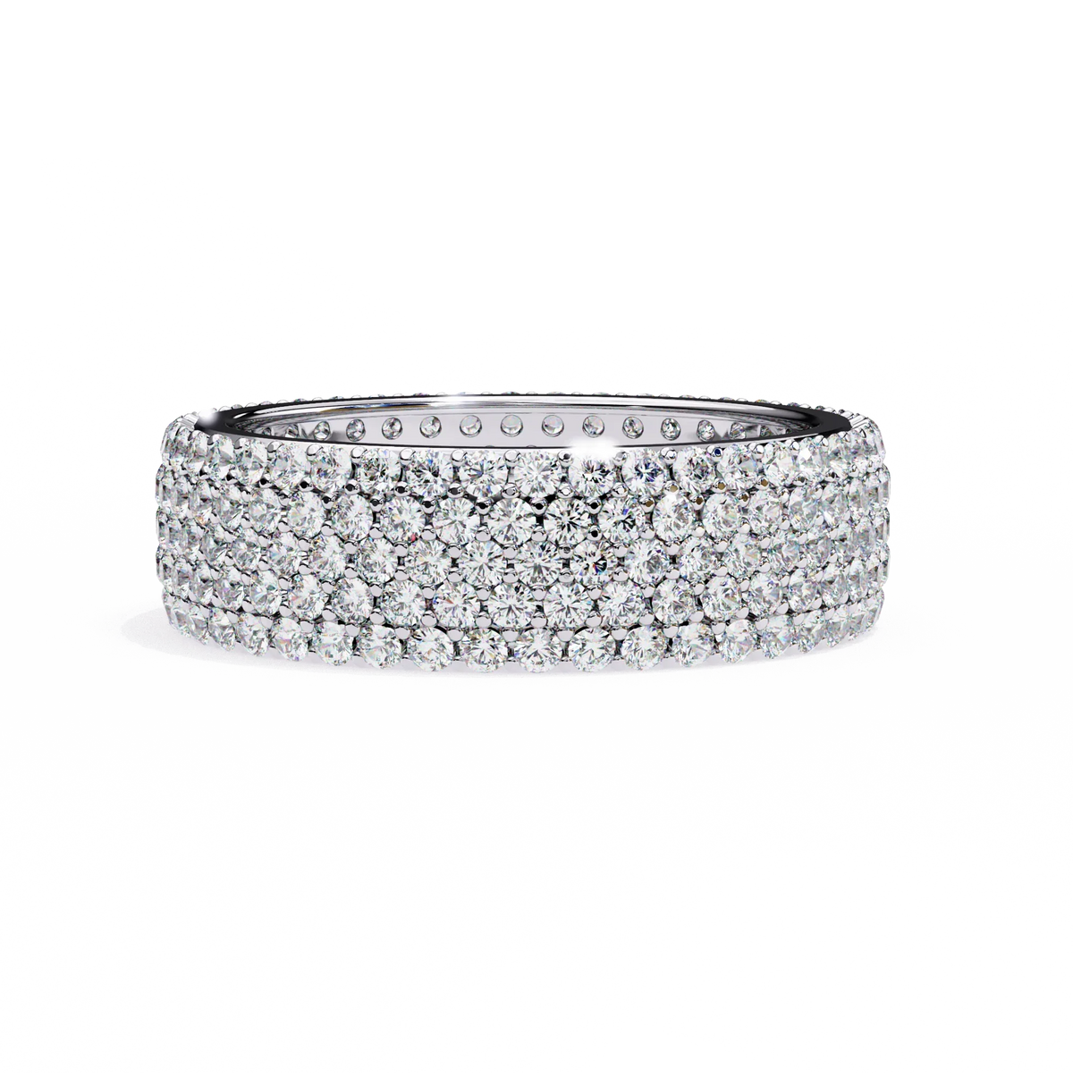 Luxe Pavé Lab Diamond Eternity Band - Ophiratbf