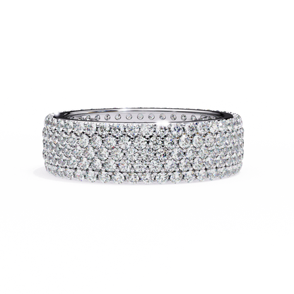 Luxe Pavé Lab Diamond Eternity Band