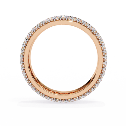 Luxe Pavé Lab Diamond Eternity Band