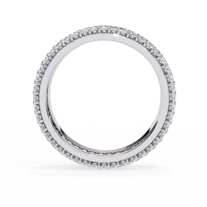 Luxe Pavé Lab Diamond Eternity Band
