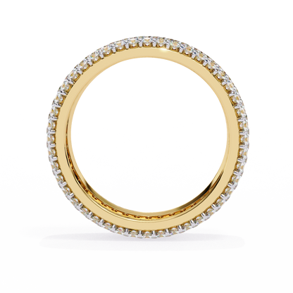 Luxe Pavé Lab Diamond Eternity Band