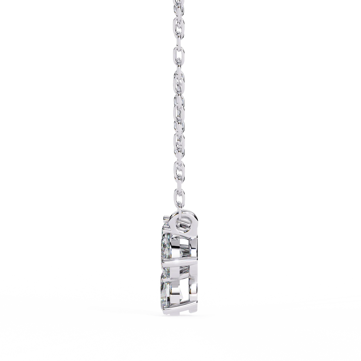 Trio Radiance Lab Grown Diamond Necklace - Ophiratbf