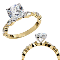 Aureline Marquise Reverie lab grown diamond Ring - Ophiratbf