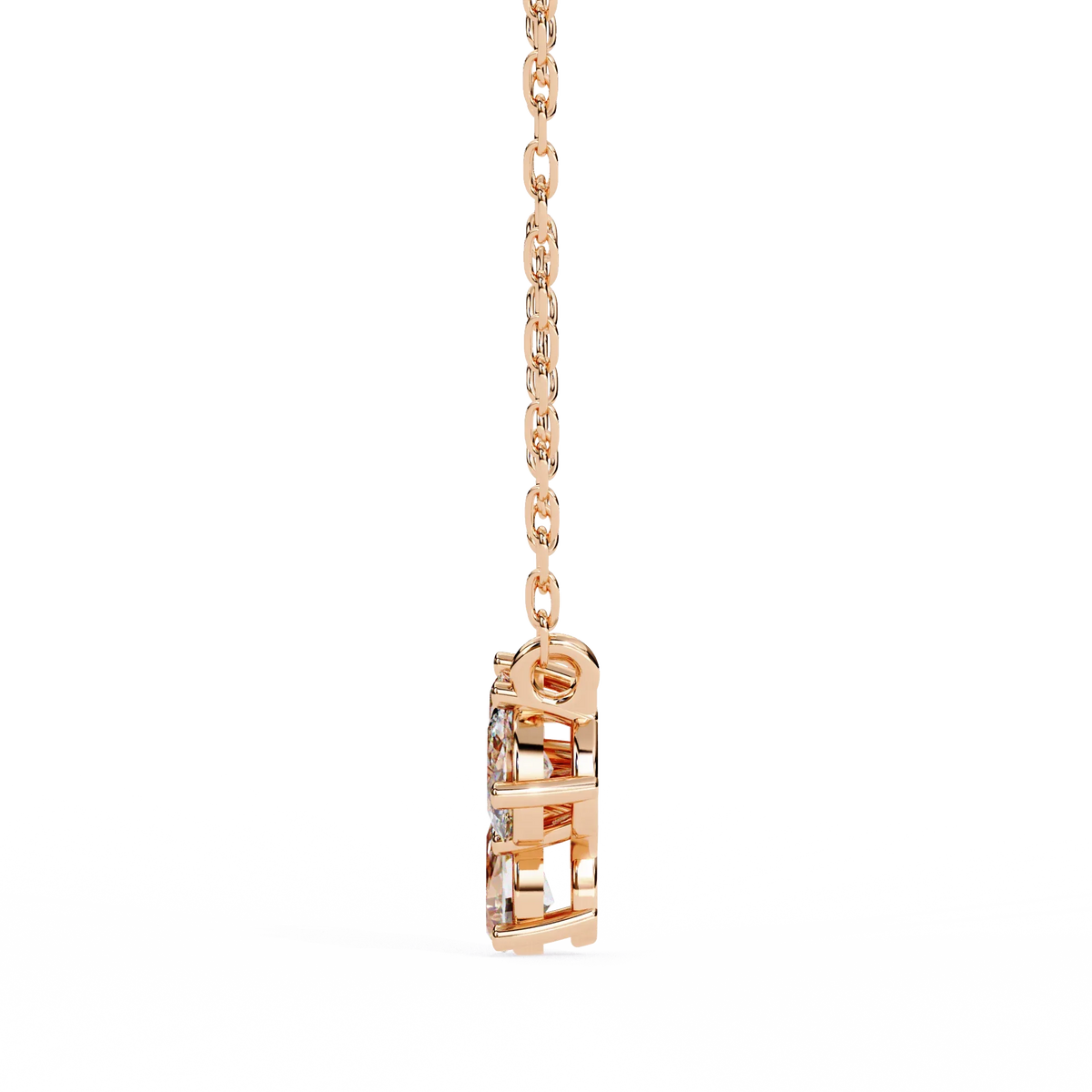 Trio Radiance Lab Grown Diamond Necklace - Ophiratbf