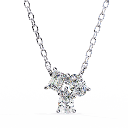 Trio Radiance Lab Grown Diamond Necklace