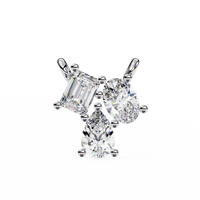 Trio Radiance Lab Grown Diamond Necklace - Ophiratbf