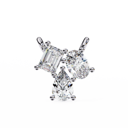 Trio Radiance Lab Grown Diamond Necklace