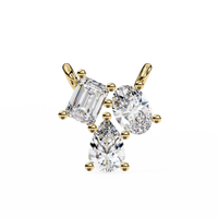 Trio Radiance Lab Grown Diamond Necklace - Ophiratbf
