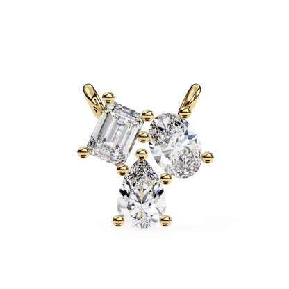 Trio Radiance Lab Grown Diamond Necklace