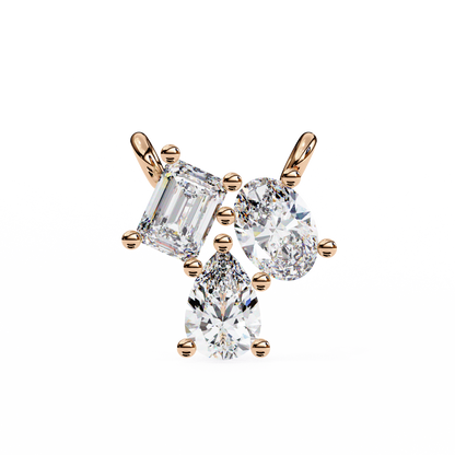 Trio Radiance Lab Grown Diamond Necklace