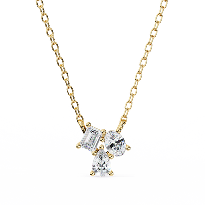 Trio Radiance Lab Grown Diamond Necklace