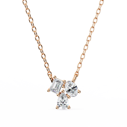 Trio Radiance Lab Grown Diamond Necklace
