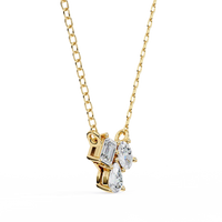 Trio Radiance Lab Grown Diamond Necklace - Ophiratbf