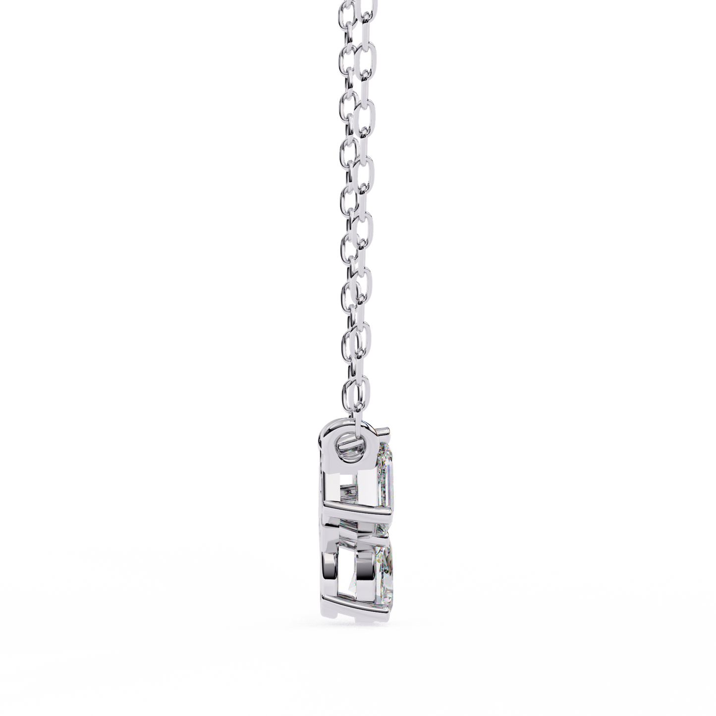 trio radiance lab grown diamond necklace