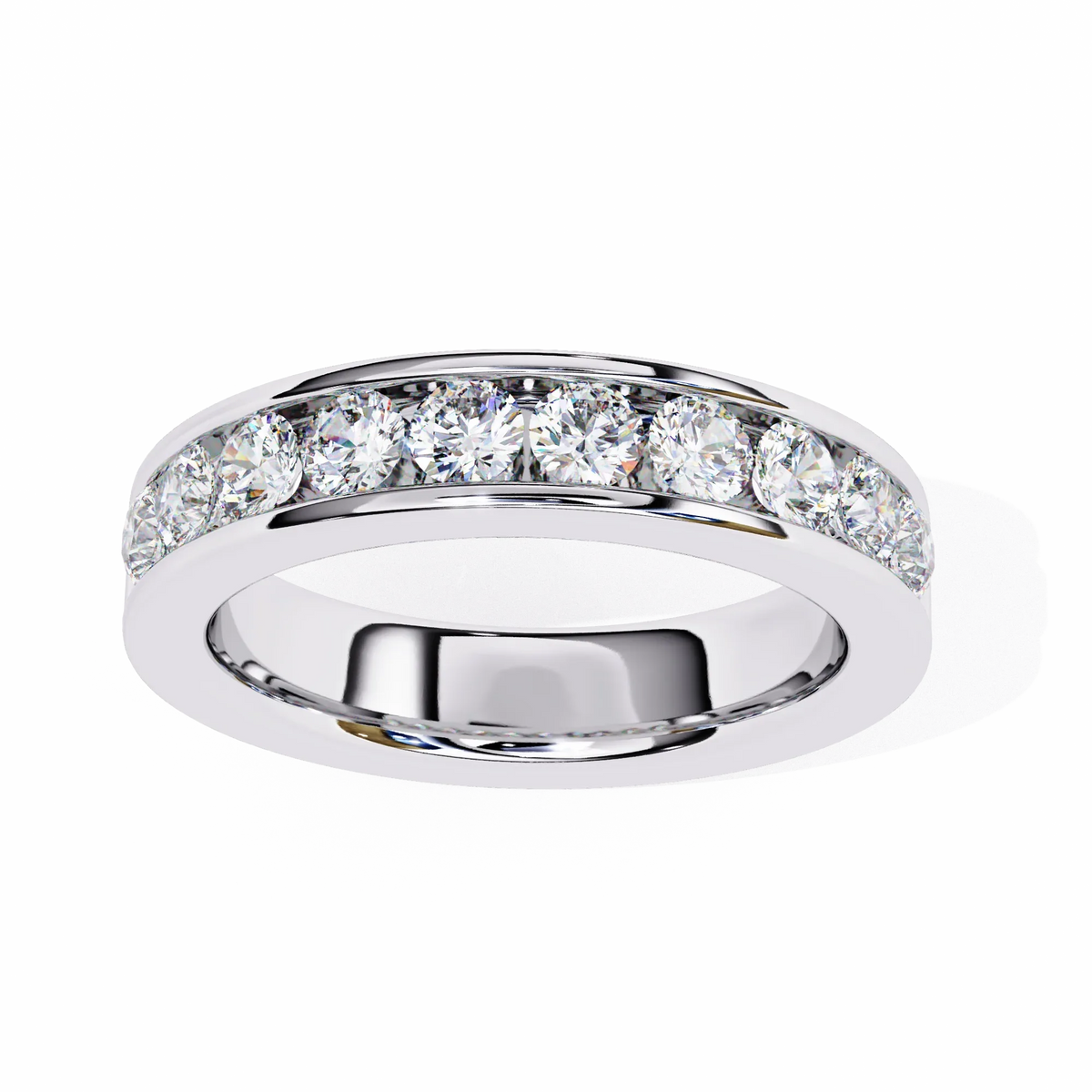 Signature Channel Lab Grown Diamond Band - Ophiratbf